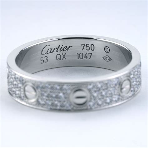 love wedding band diamond paved